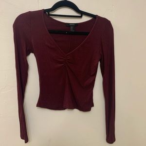 Long sleeve v-neck